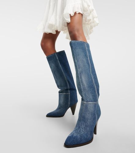 Ririo denim knee-high boots - Isabel Marant - Modalova