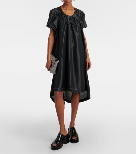 Vestido midi drapeado - Junya Watanabe - Modalova