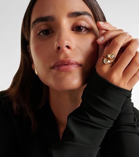 Anillo Water Droplet de oro de 14 ct con diamante - Mateo - Modalova