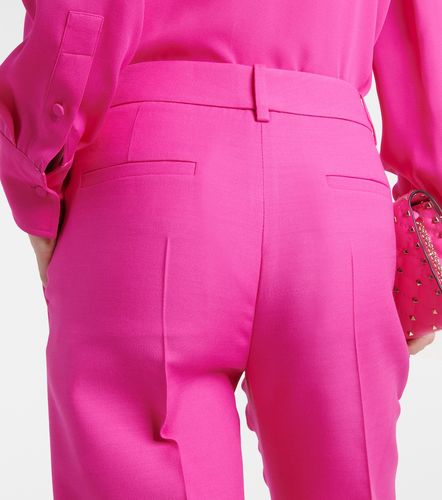 Pantaloni a gamba larga in Crêpe Couture - Valentino Garavani - Modalova