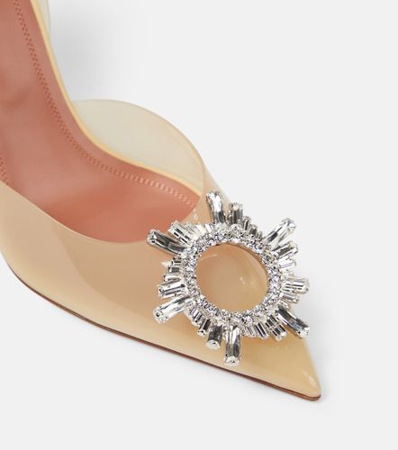 Pumps slingback Begum in PVC con cristalli - Amina Muaddi - Modalova