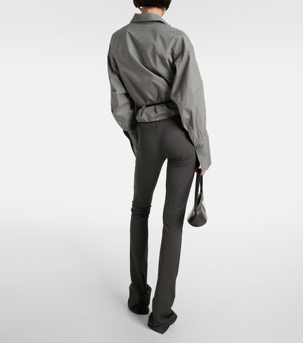 Pantaloni flared in jersey - The Attico - Modalova