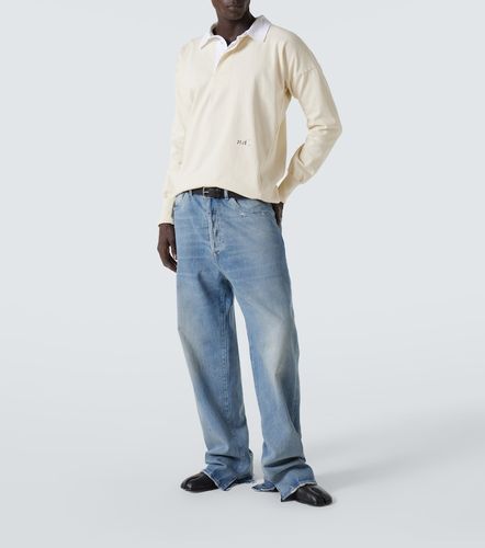 Polo de jersey de algodón con logo - Maison Margiela - Modalova