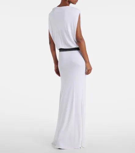 Vestido largo de jersey drapeado - Christopher Esber - Modalova