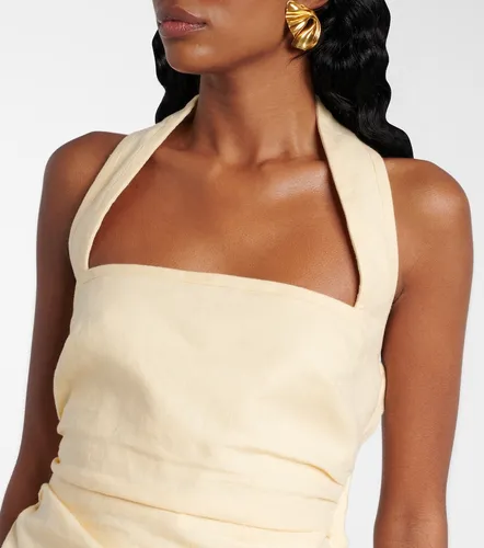 SIR Jerry ruched linen top - SIR - Modalova