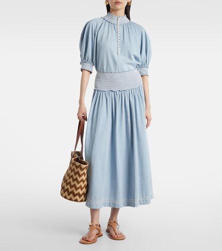 Ascension balloon-sleeve denim blouse - Zimmermann - Modalova