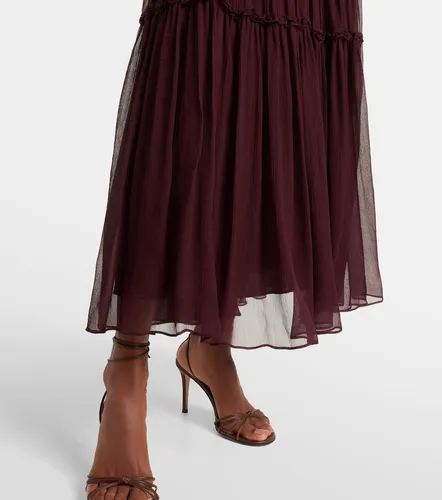Vestido midi Talitha de chifón de seda - Ulla Johnson - Modalova