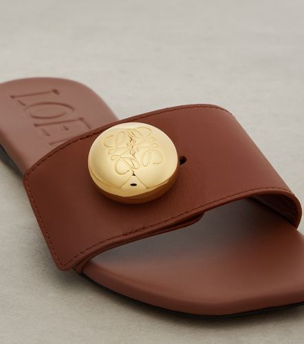Loewe Pebble leather slides - Loewe - Modalova