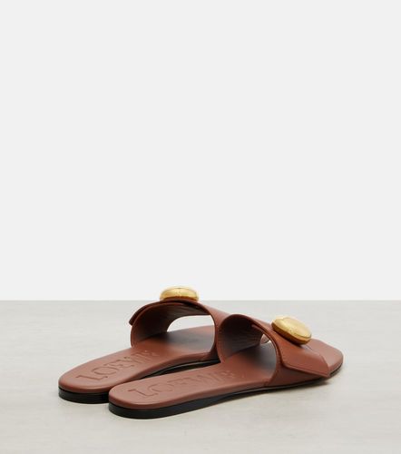 Loewe Pantoletten Pebble aus Leder - Loewe - Modalova