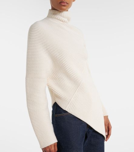 Asymmetric wool and cashmere sweater - Alaia - Modalova