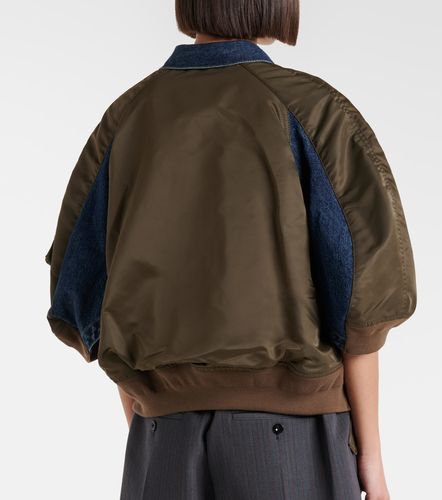 Sacai Giacca in denim e twill - Sacai - Modalova