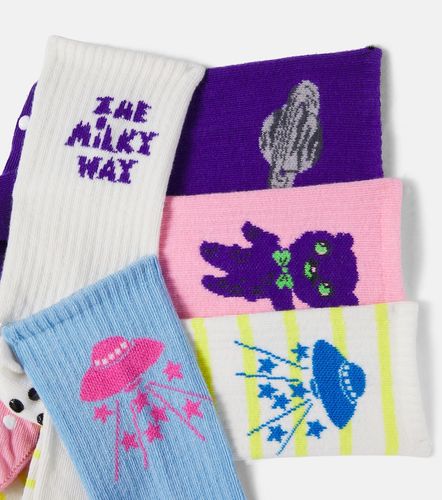 Set de 6 calcetines en mezcla de algodón - Mini Rodini - Modalova