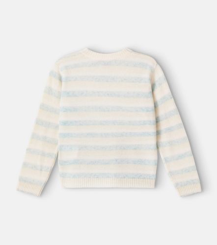 Jersey Branco de cachemir a rayas - Bonpoint - Modalova