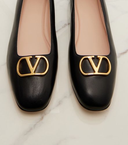 VLogo leather ballet flats - Valentino Garavani - Modalova