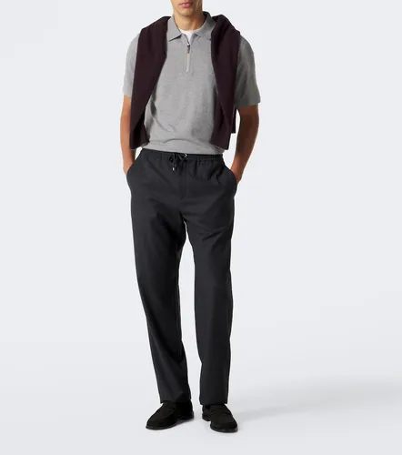 Pullover polo in misto cotone e cashmere - Canali - Modalova