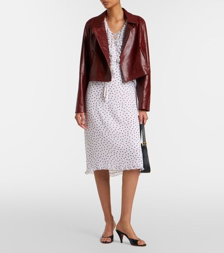 Broken Shine cropped leather jacket - Dorothee Schumacher - Modalova