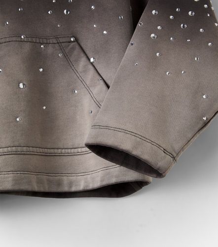 Sudadera con capucha de jersey de algodón adornada - Monnalisa - Modalova