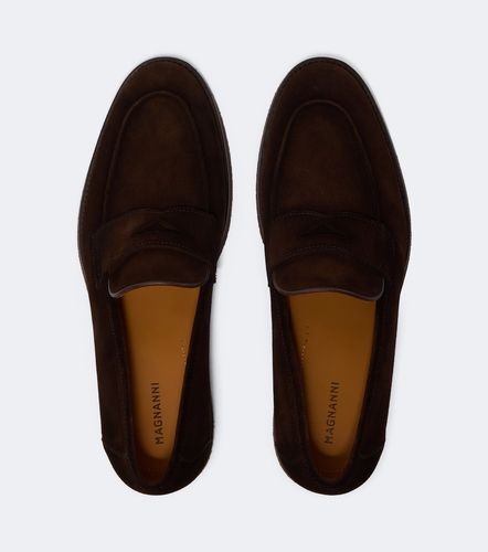 Mocassini Cervan Penny in suede - Magnanni - Modalova