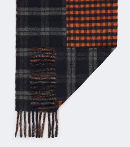 Sciarpa in lana e cashmere a quadri - Loewe - Modalova