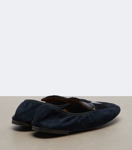 Slip-on Zoe in suede e pelle patchwork - Khaite - Modalova