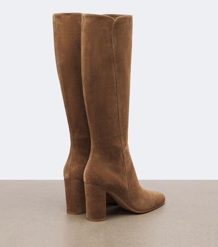 Suede knee-high boots - Gianvito Rossi - Modalova