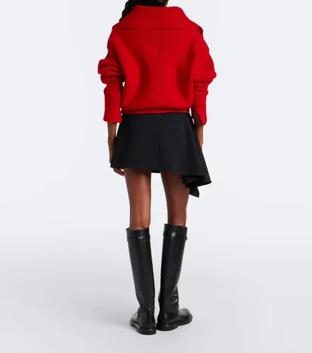 Givenchy Draped wool miniskirt - Givenchy - Modalova