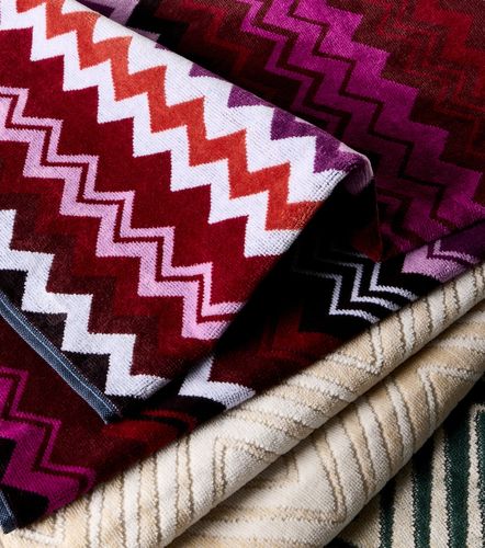 Toalla de baño Giacomo de rizo de algodón con chevron - Missoni - Modalova