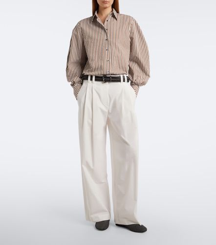 Camicia in misto cotone e monile - Brunello Cucinelli - Modalova