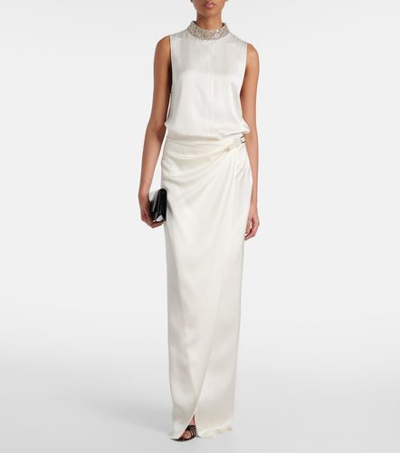 Tom Ford Embellished silk satin top - Tom Ford - Modalova