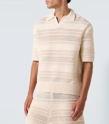 Polo de croché en mezcla de algodón - Commas - Modalova