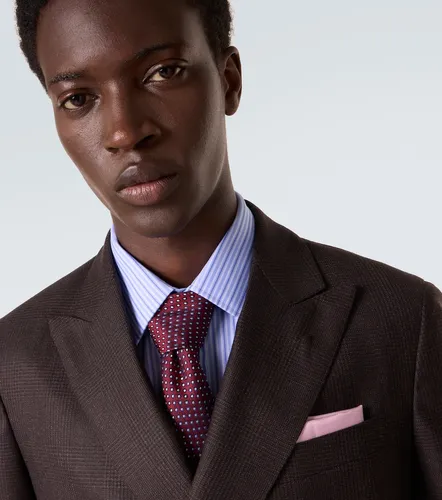 Corbata de jacquard de seda con lunares - Charvet - Modalova