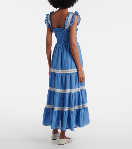 Abito midi Aubrie in voile di cotone con pizzo - Rixo - Modalova