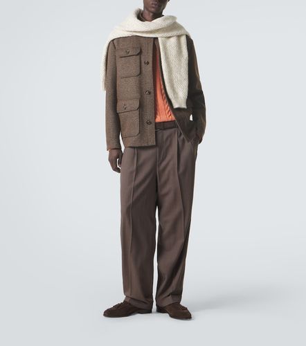 Isaac virgin wool crepe straight pants - Loro Piana - Modalova