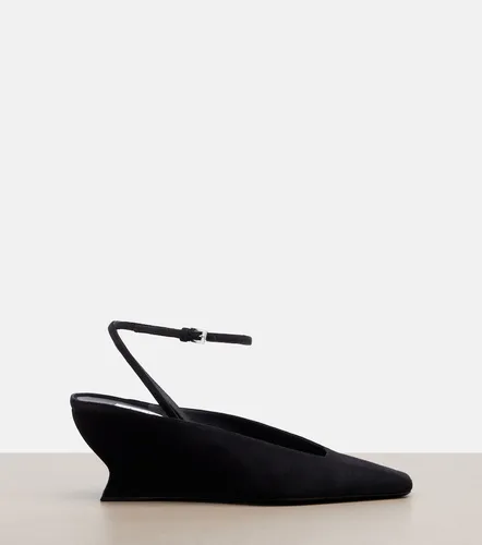 Alaia Wave suede wedges - Alaia - Modalova