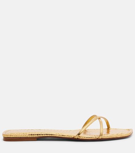 Biarritz metallic leather sandals - Paris Texas - Modalova