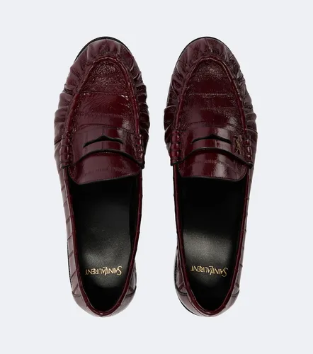 Le Loafer eel leather penny loafers - Saint Laurent - Modalova