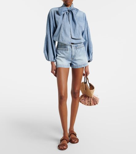 Blusa di jeans Indra con fiocco - Zimmermann - Modalova