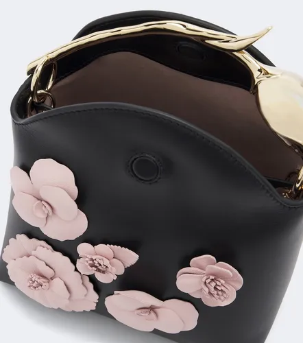 Bloom Mini applique leather top-handle bag - Erdem - Modalova