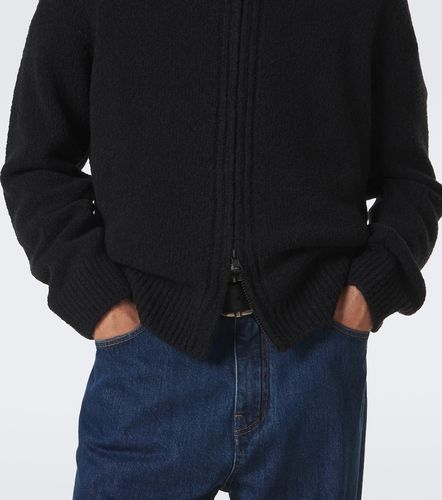 Sudadera con capucha de bouclé en mezcla de lana - Moncler - Modalova