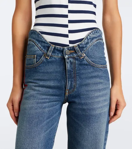 Jeans rectos desgastados - Jean Paul Gaultier - Modalova