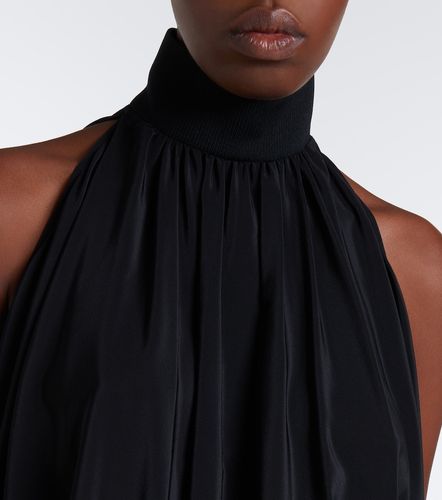 Top de satén de seda drapeado - Sportmax - Modalova