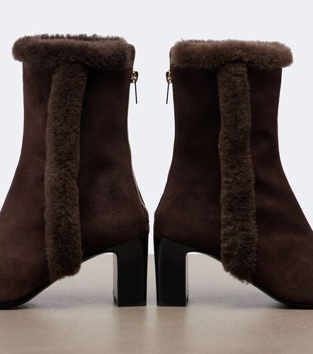 Ankle Boots Daze aus Veloursleder mit Shearling - Jimmy Choo - Modalova