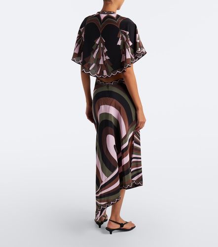 Abito midi Iride Baiadera in crêpe di seta - Pucci - Modalova