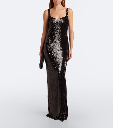 Balmain Abito lungo con paillettes - Balmain - Modalova