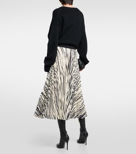 Falda midi estampada plisada - Proenza Schouler - Modalova