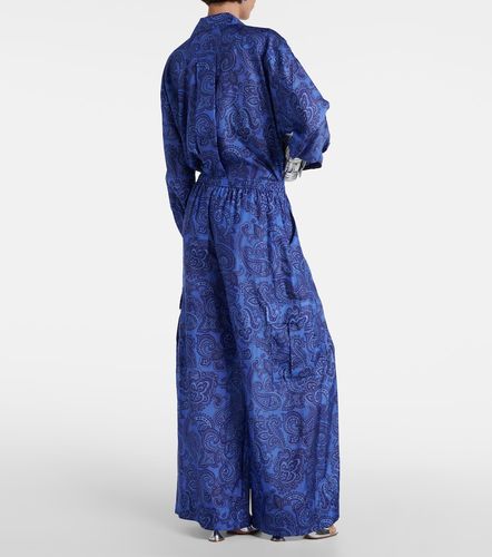 Pantaloni Ottie a gamba larga in seta - Zimmermann - Modalova