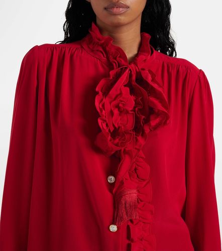 Blusa in seta crêpe de chine - Valentino - Modalova