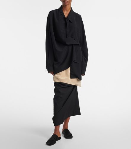 Tyler layered wool and silk maxi skirt - Calvin Klein Collection - Modalova