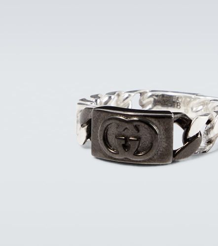 Interlocking G sterling ring - Gucci - Modalova