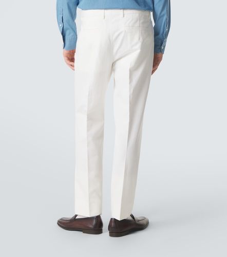 Pantaloni regular in cotone e lino - Zegna - Modalova